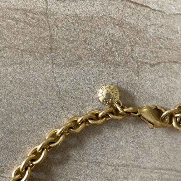 J. CREW Lime Green Beads/Rhinestone Statement Necklace - Picture 5 of 12